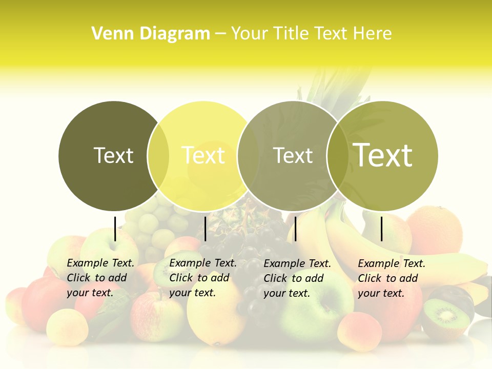 Juicy White Color PowerPoint Template