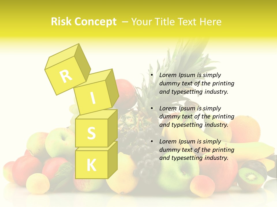 Juicy White Color PowerPoint Template