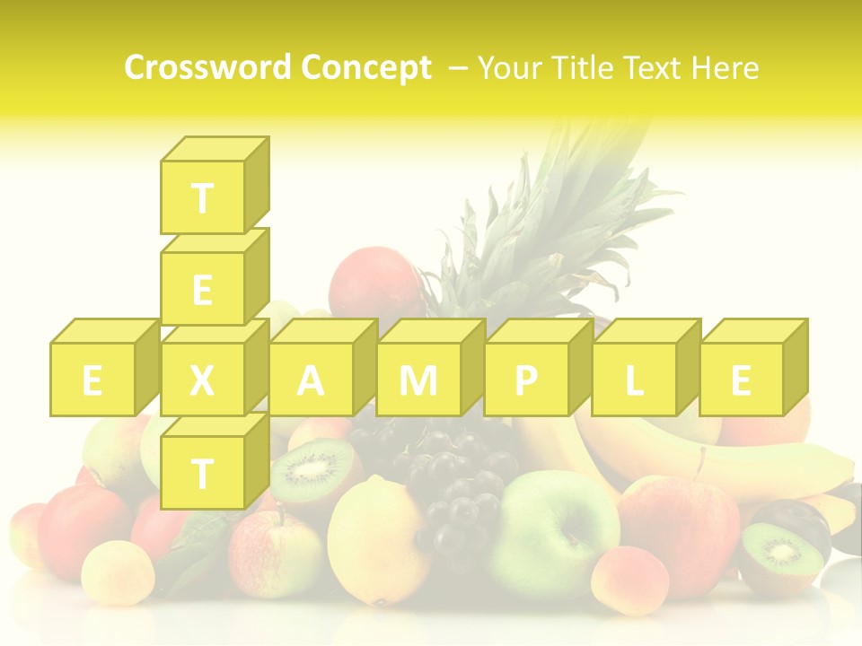 Juicy White Color PowerPoint Template