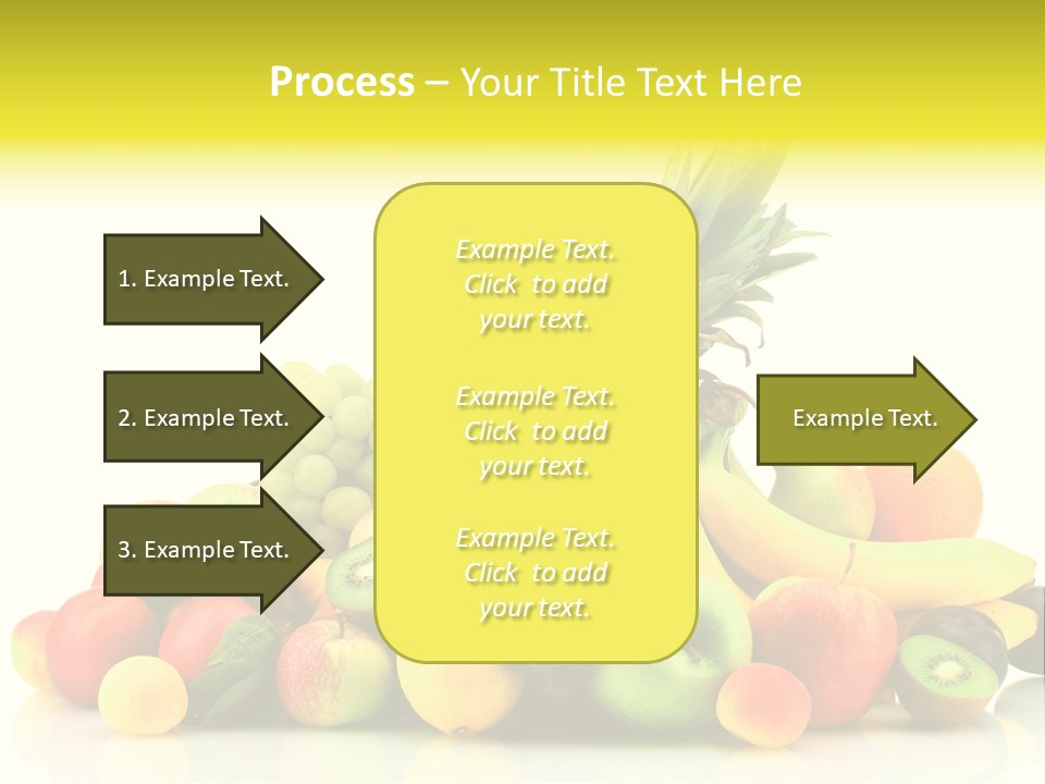 Juicy White Color PowerPoint Template