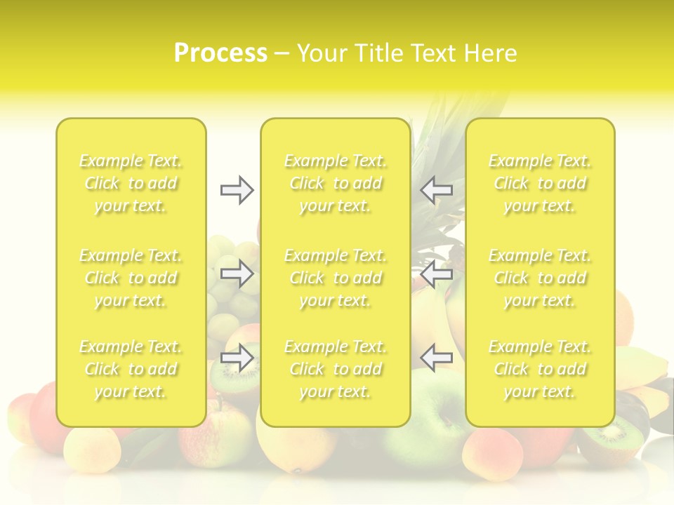 Juicy White Color PowerPoint Template