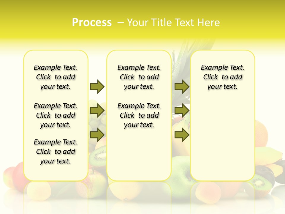 Juicy White Color PowerPoint Template