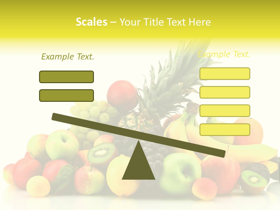 Juicy White Color PowerPoint Template