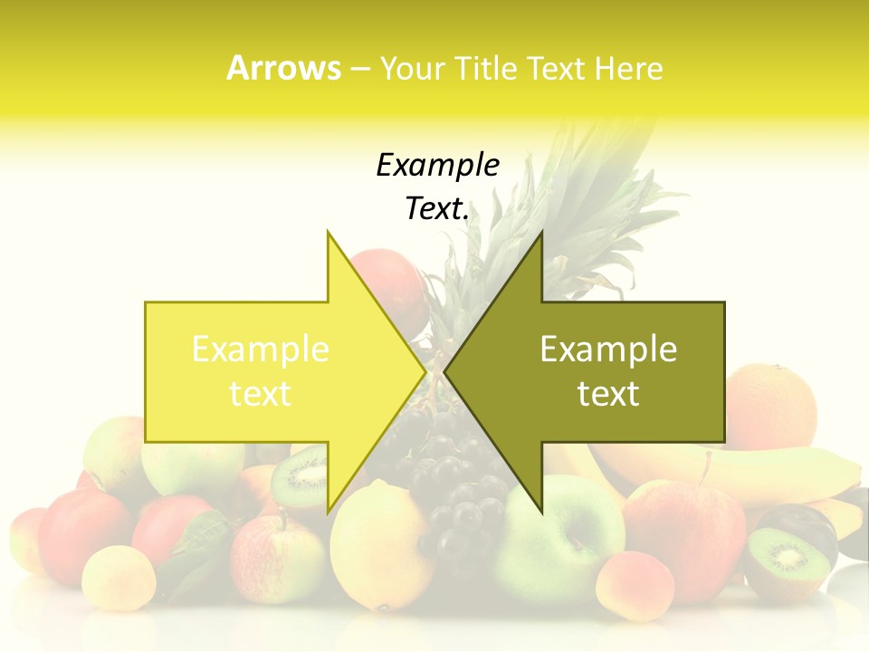 Juicy White Color PowerPoint Template