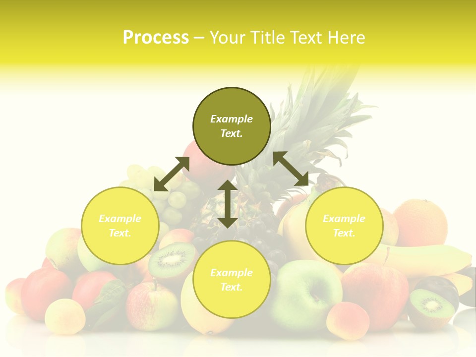 Juicy White Color PowerPoint Template