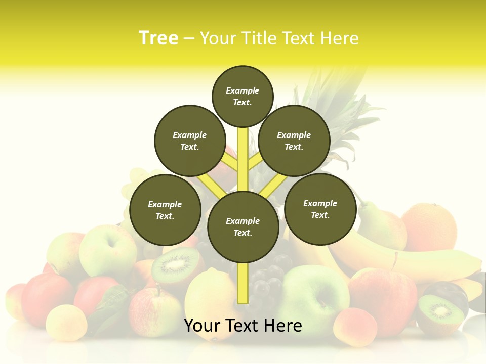 Juicy White Color PowerPoint Template