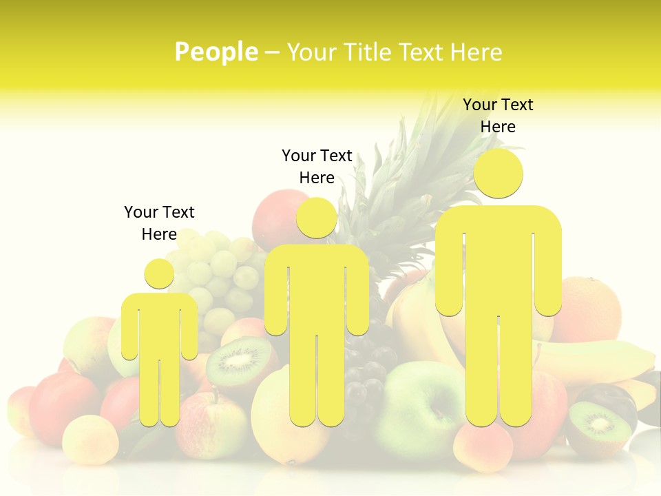 Juicy White Color PowerPoint Template