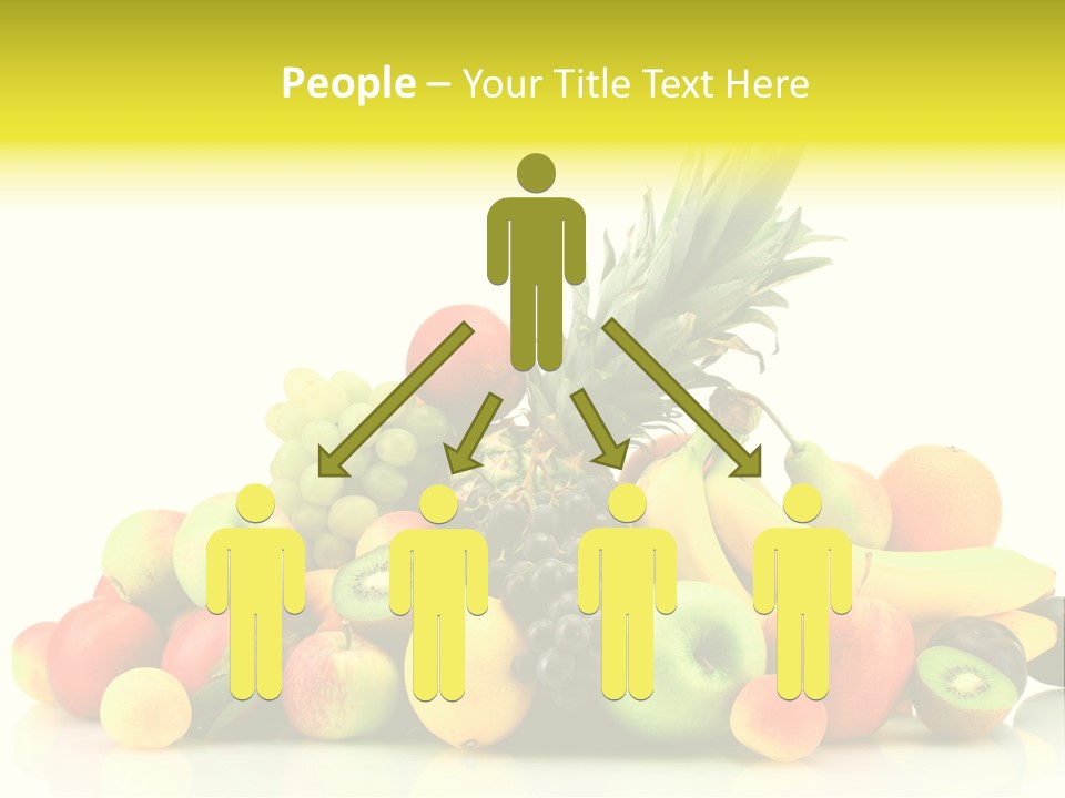 Juicy White Color PowerPoint Template