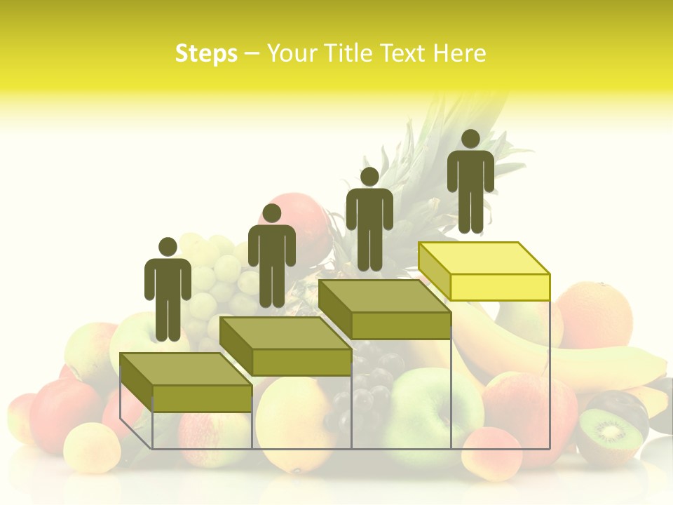 Juicy White Color PowerPoint Template