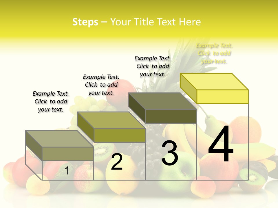 Juicy White Color PowerPoint Template
