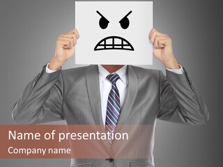 Boss Explosive Anger PowerPoint Template