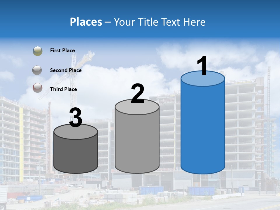 Concrete Estate Structure PowerPoint Template