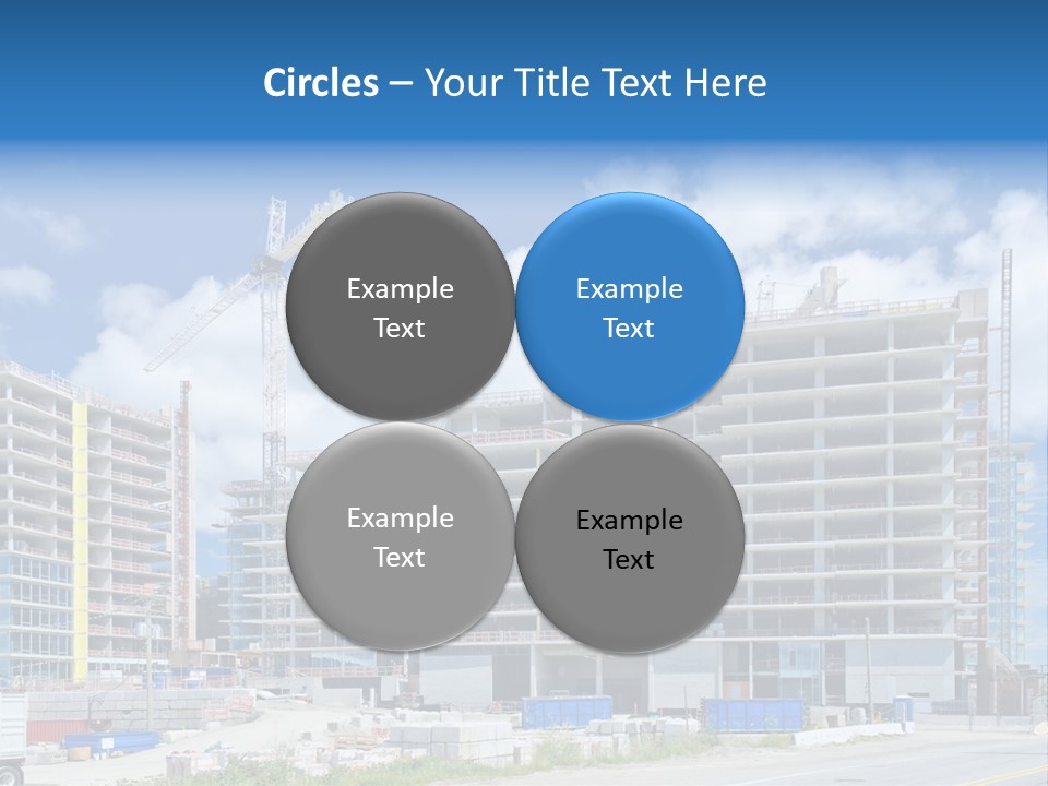 Concrete Estate Structure PowerPoint Template