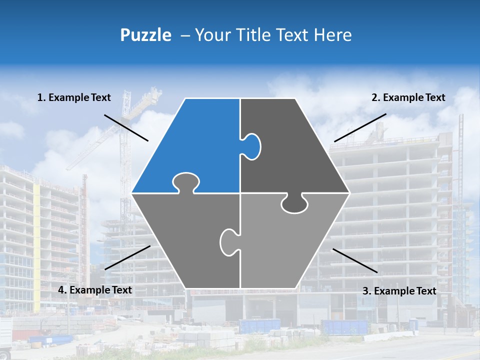 Concrete Estate Structure PowerPoint Template