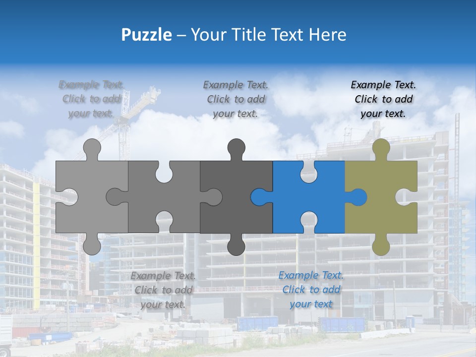 Concrete Estate Structure PowerPoint Template