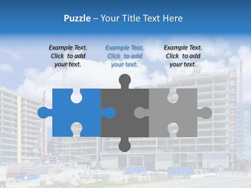 Concrete Estate Structure PowerPoint Template