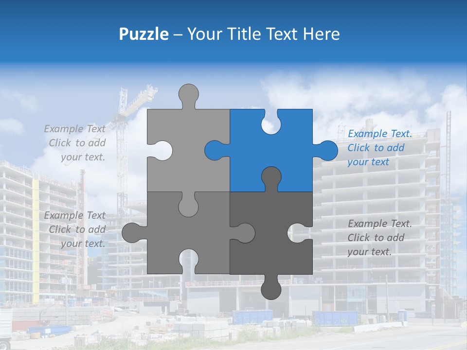 Concrete Estate Structure PowerPoint Template