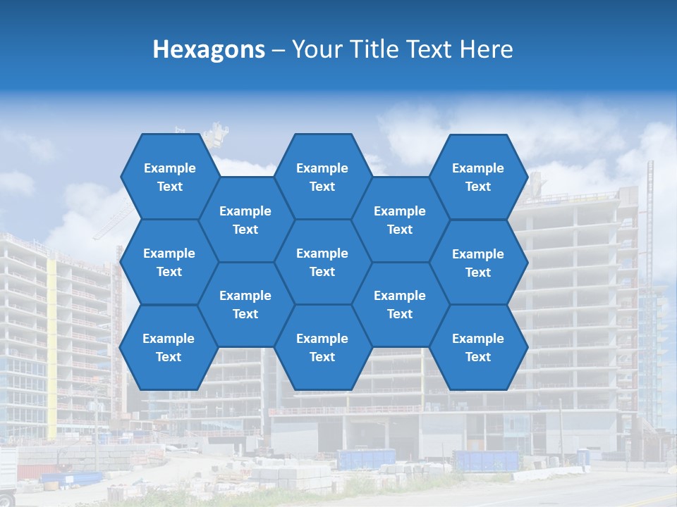 Concrete Estate Structure PowerPoint Template