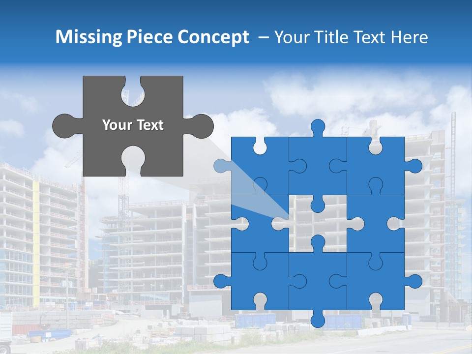 Concrete Estate Structure PowerPoint Template
