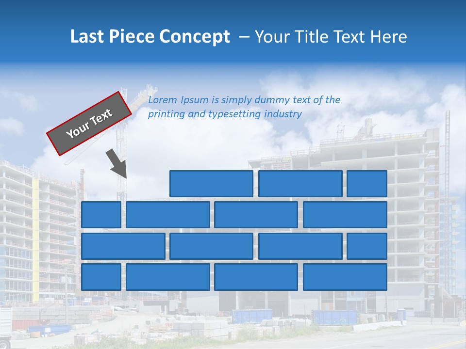 Concrete Estate Structure PowerPoint Template