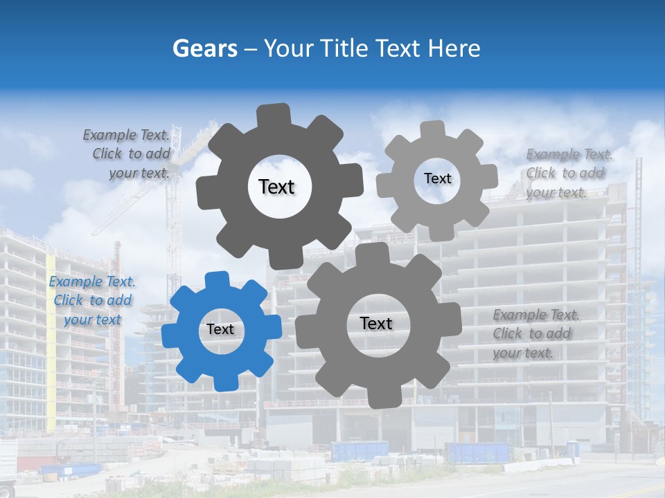Concrete Estate Structure PowerPoint Template