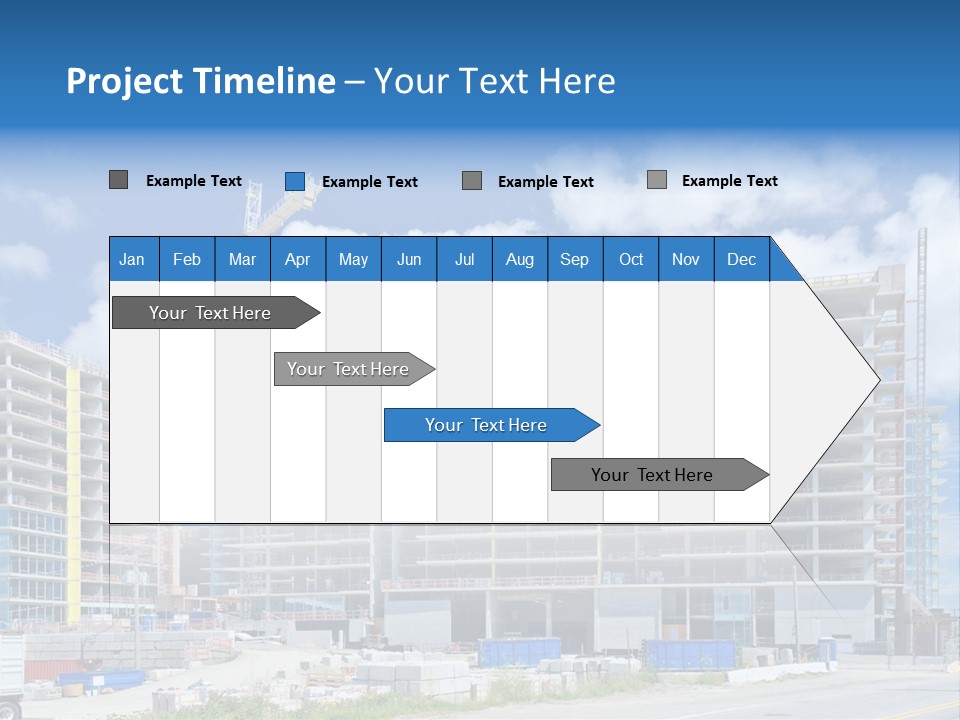 Concrete Estate Structure PowerPoint Template