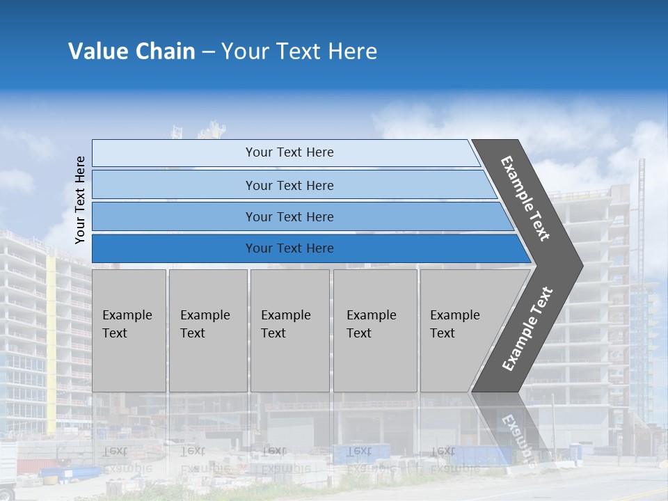 Concrete Estate Structure PowerPoint Template