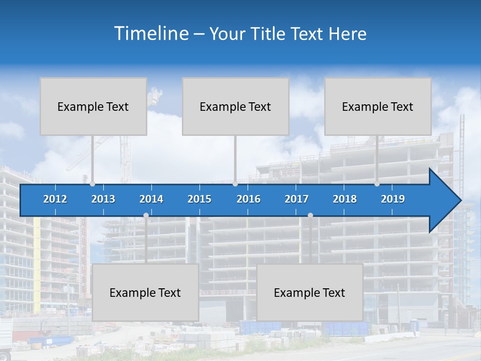 Concrete Estate Structure PowerPoint Template