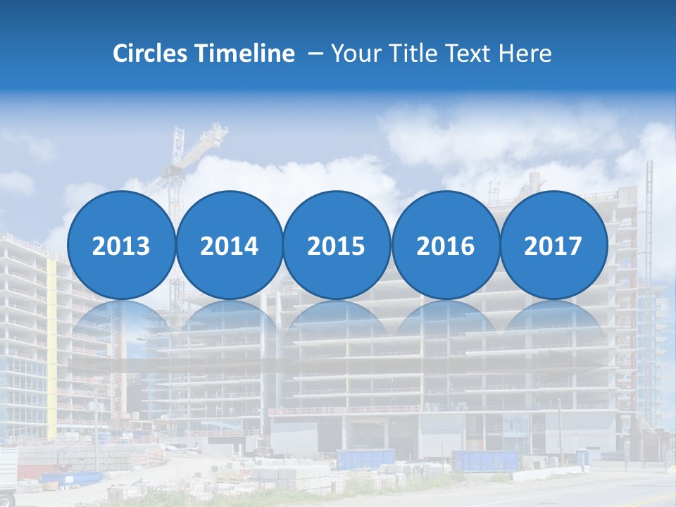 Concrete Estate Structure PowerPoint Template