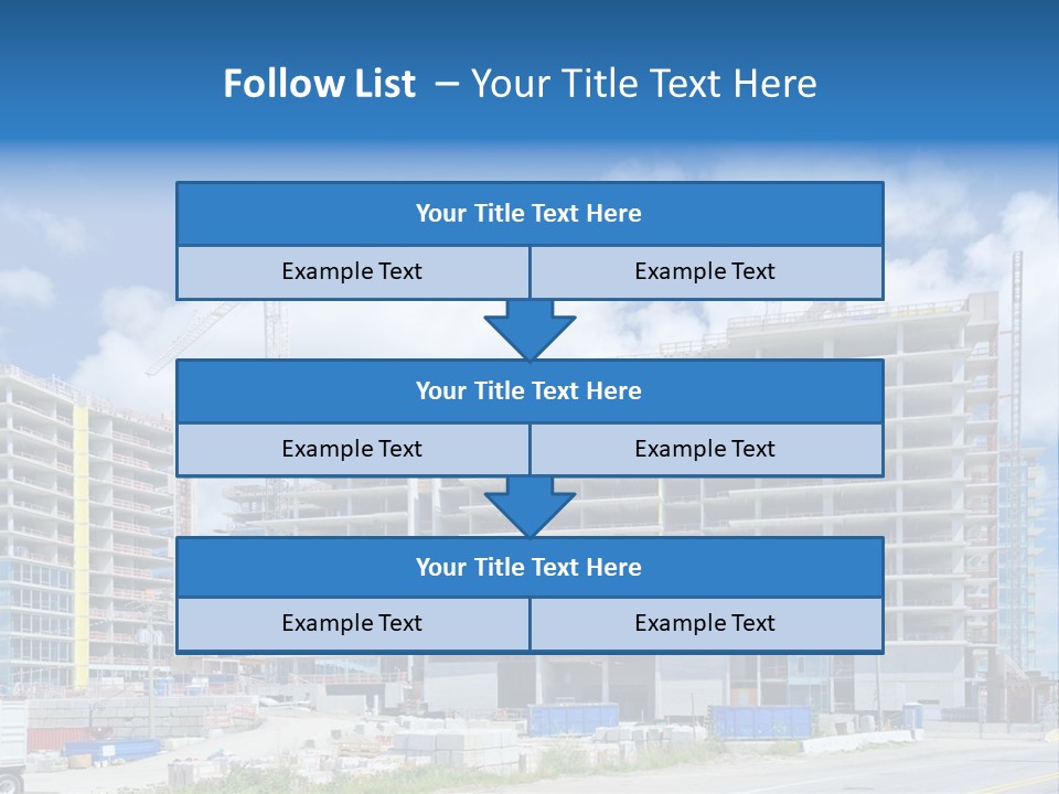 Concrete Estate Structure PowerPoint Template