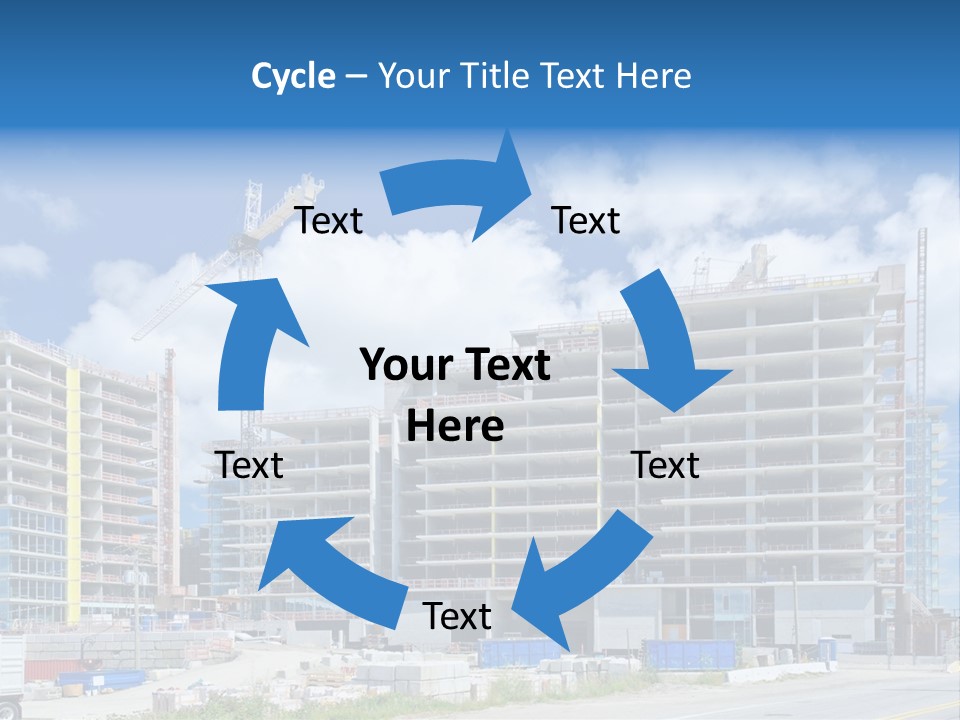 Concrete Estate Structure PowerPoint Template