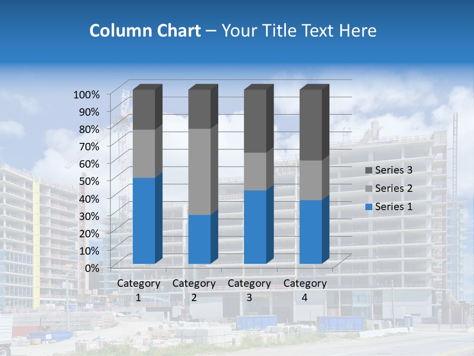 Concrete Estate Structure PowerPoint Template