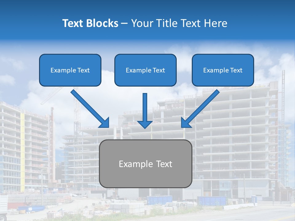 Concrete Estate Structure PowerPoint Template