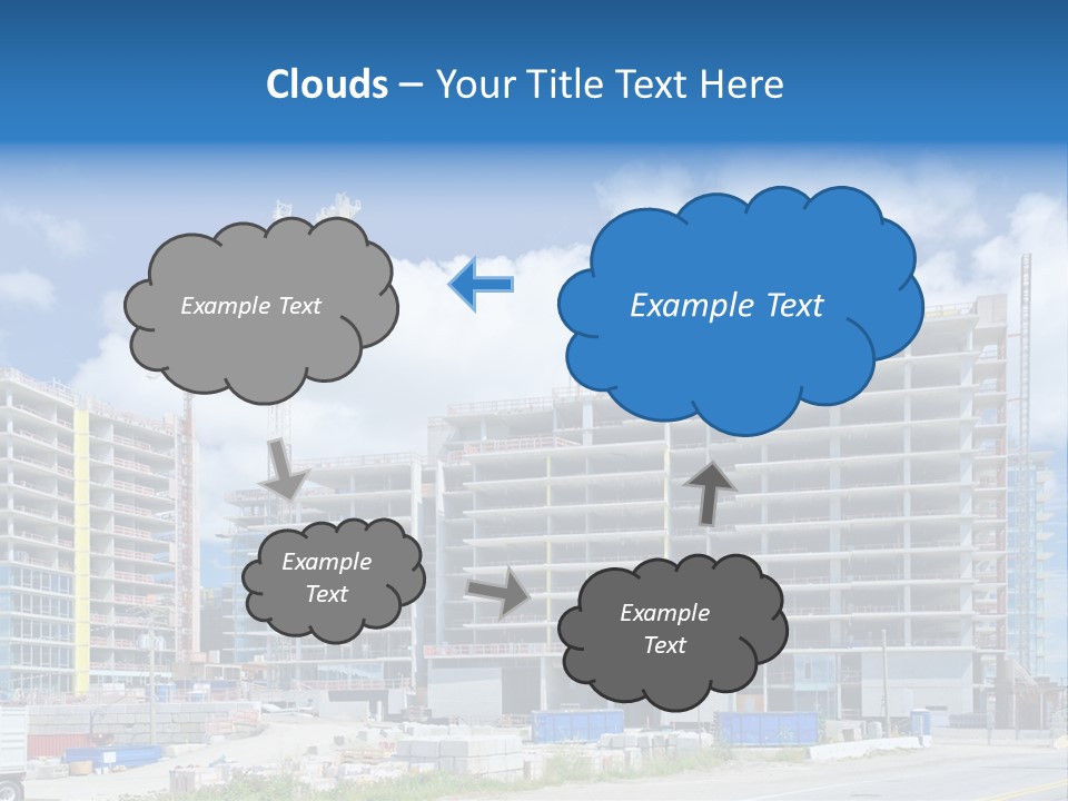 Concrete Estate Structure PowerPoint Template
