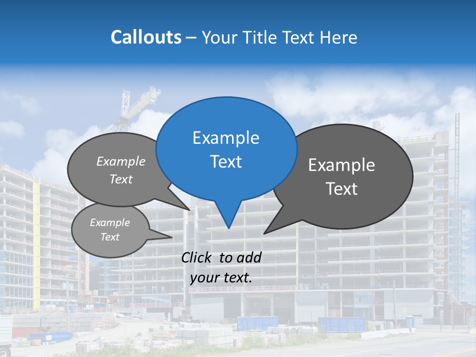 Concrete Estate Structure PowerPoint Template