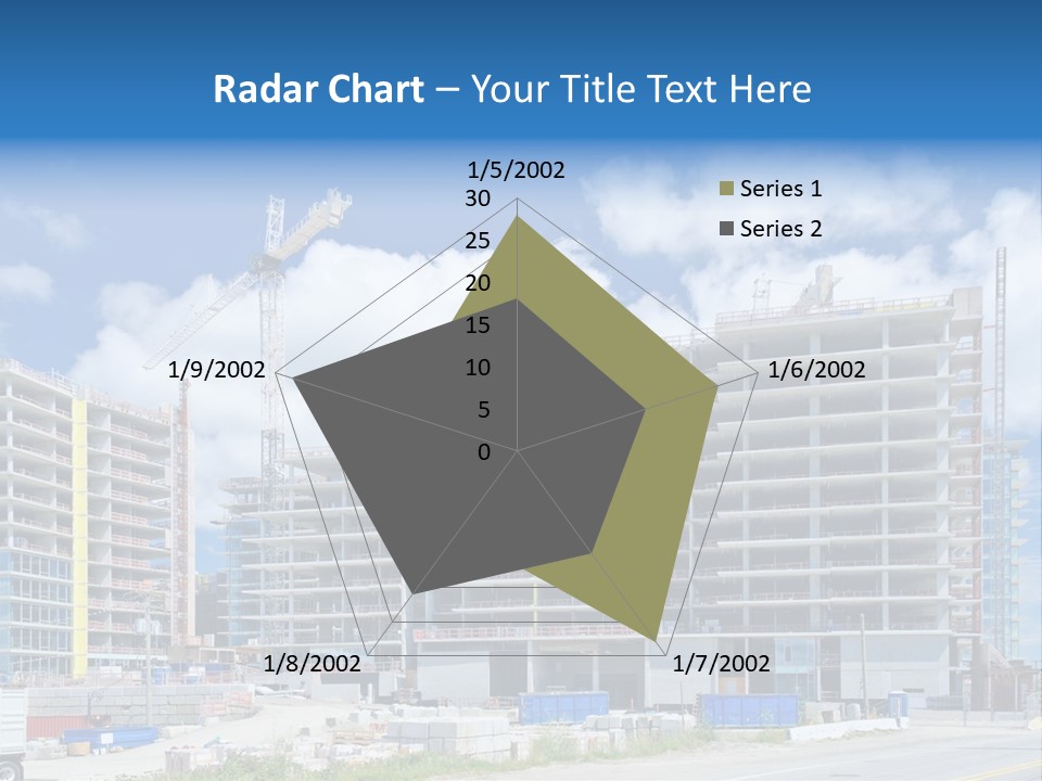 Concrete Estate Structure PowerPoint Template
