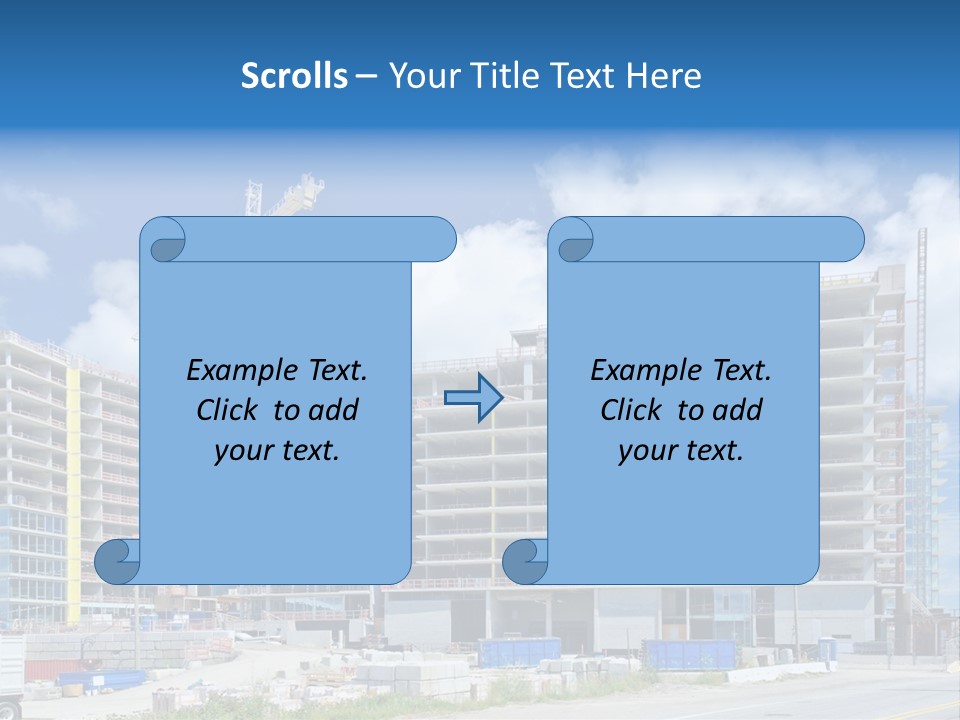 Concrete Estate Structure PowerPoint Template