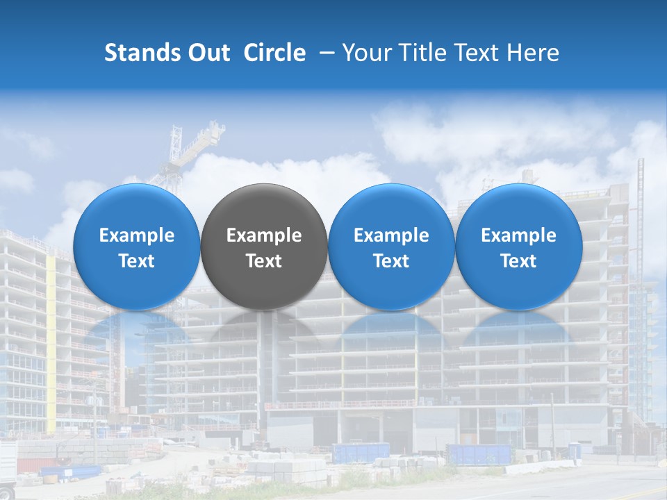 Concrete Estate Structure PowerPoint Template
