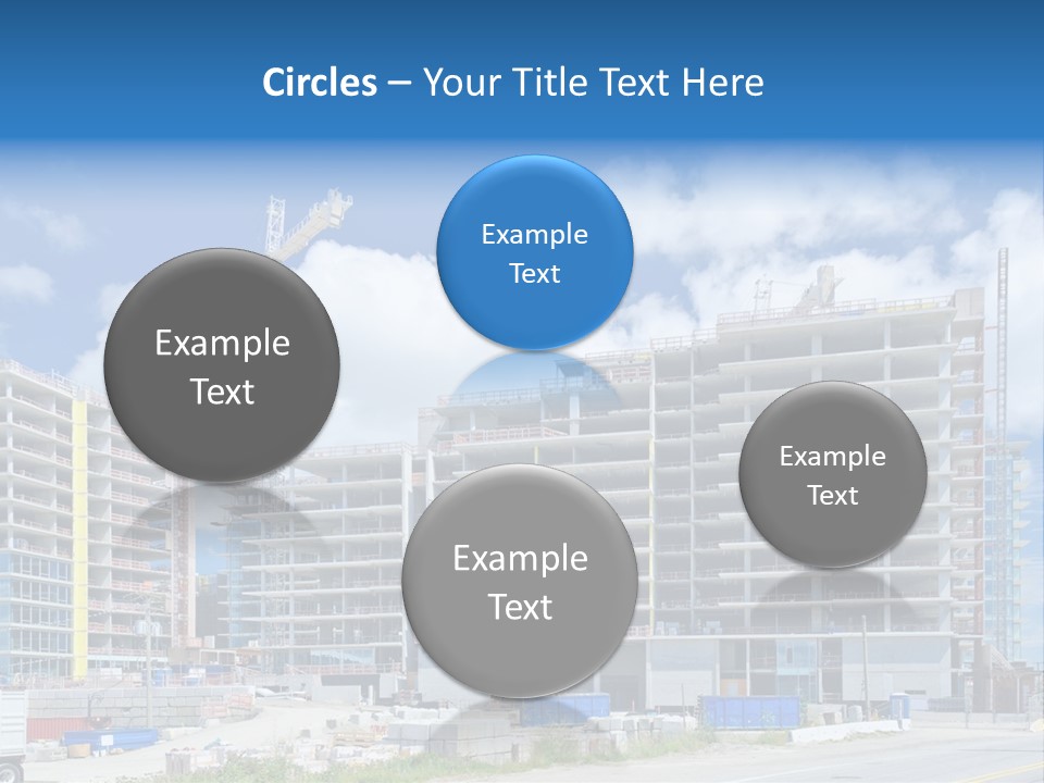 Concrete Estate Structure PowerPoint Template