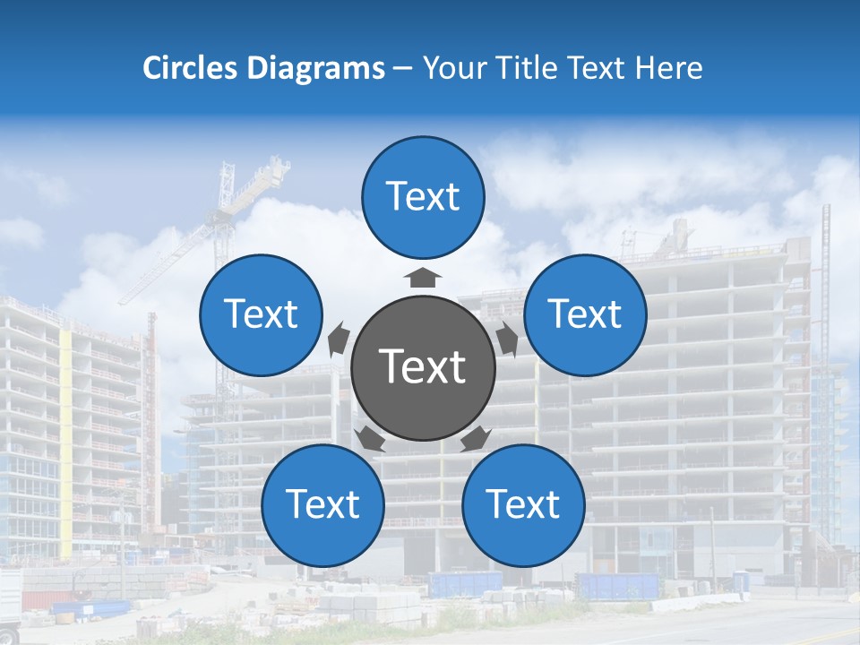 Concrete Estate Structure PowerPoint Template