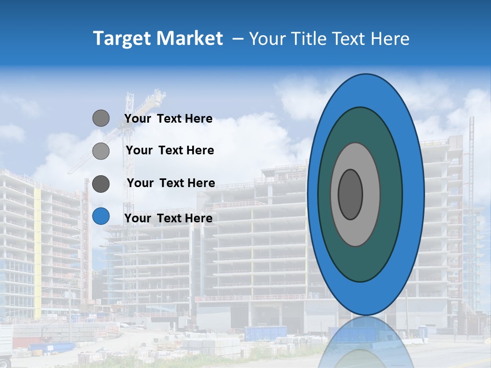 Concrete Estate Structure PowerPoint Template