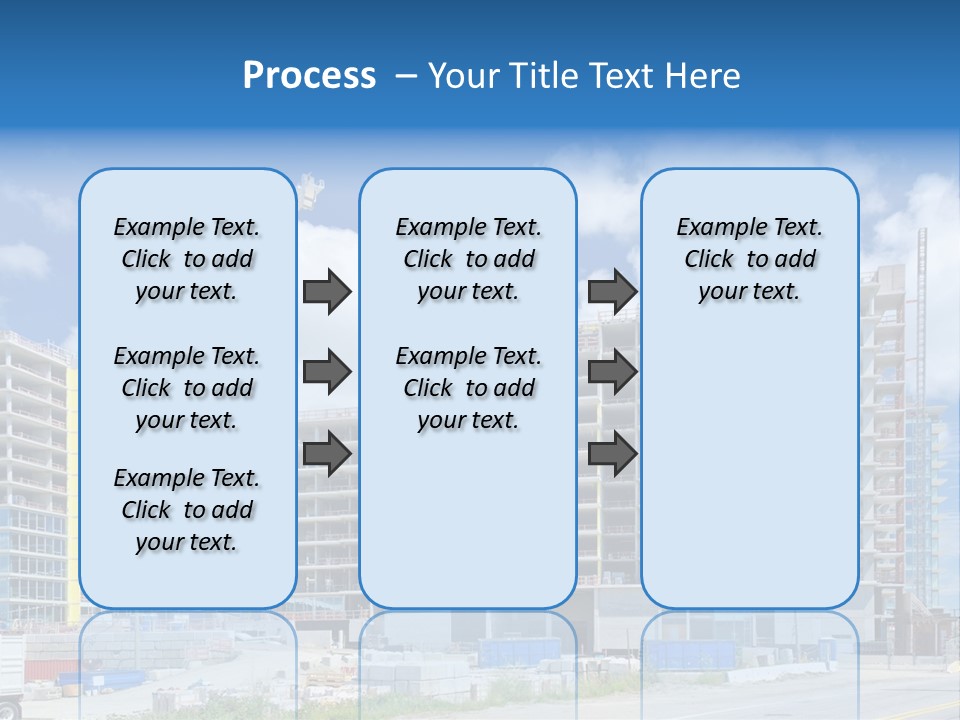 Concrete Estate Structure PowerPoint Template