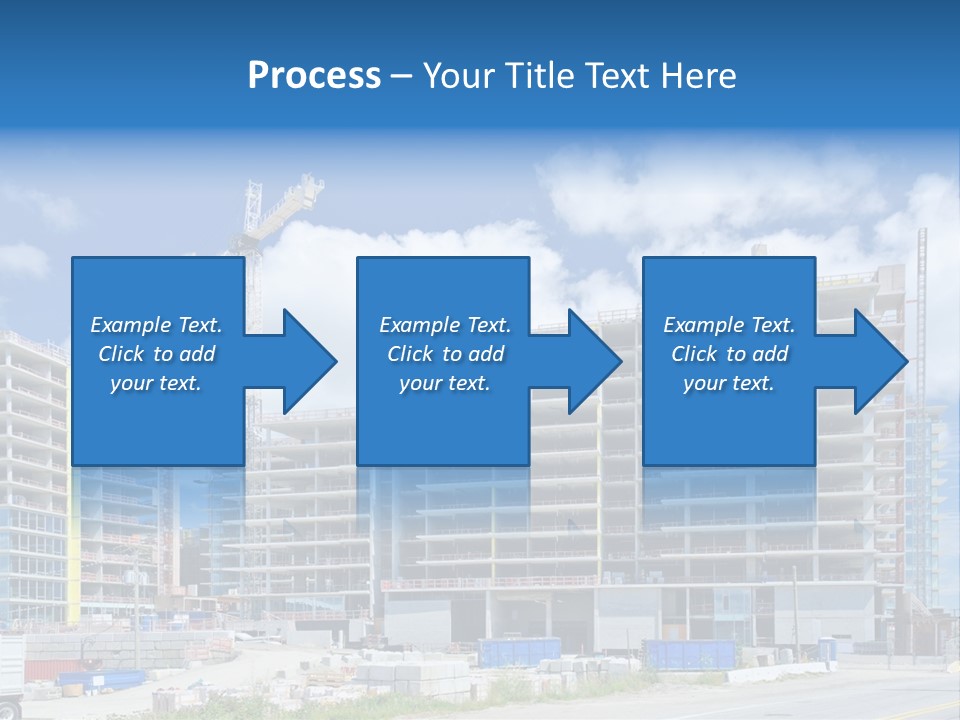 Concrete Estate Structure PowerPoint Template