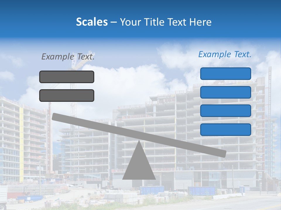 Concrete Estate Structure PowerPoint Template