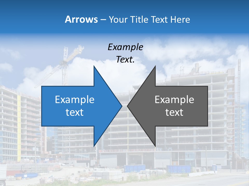 Concrete Estate Structure PowerPoint Template