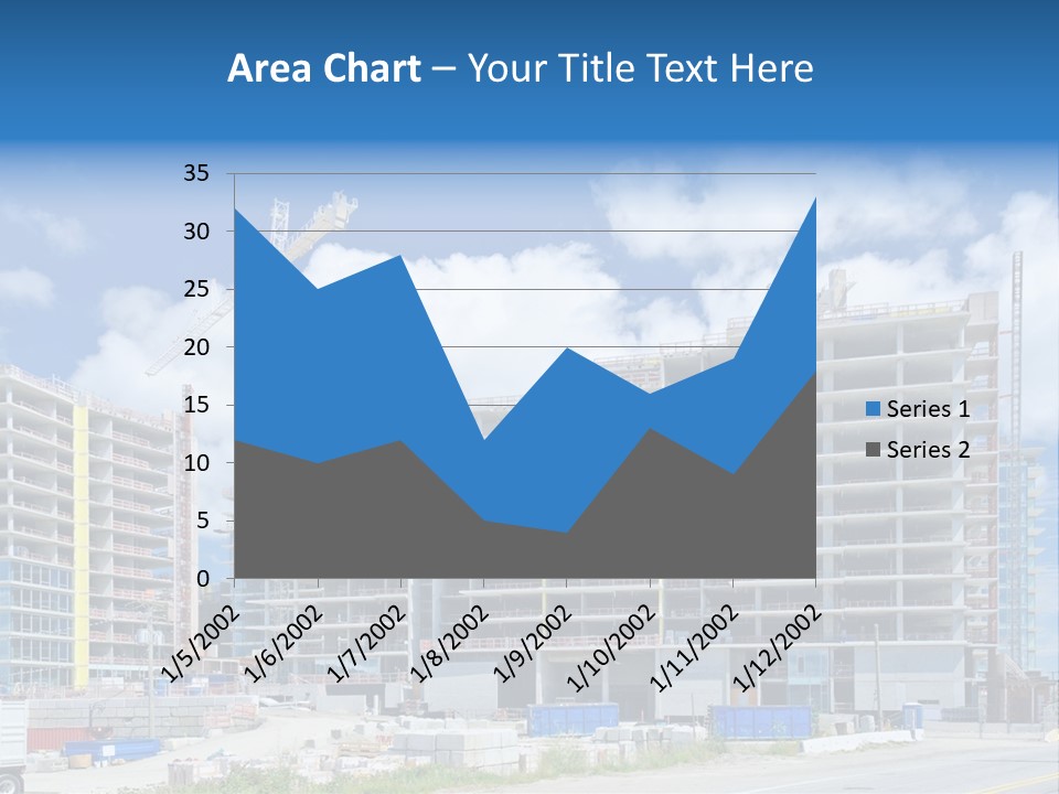 Concrete Estate Structure PowerPoint Template