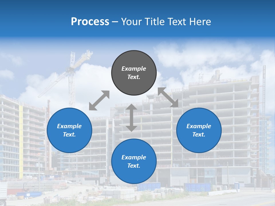 Concrete Estate Structure PowerPoint Template