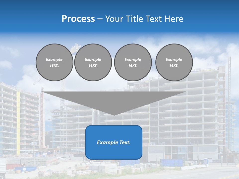 Concrete Estate Structure PowerPoint Template