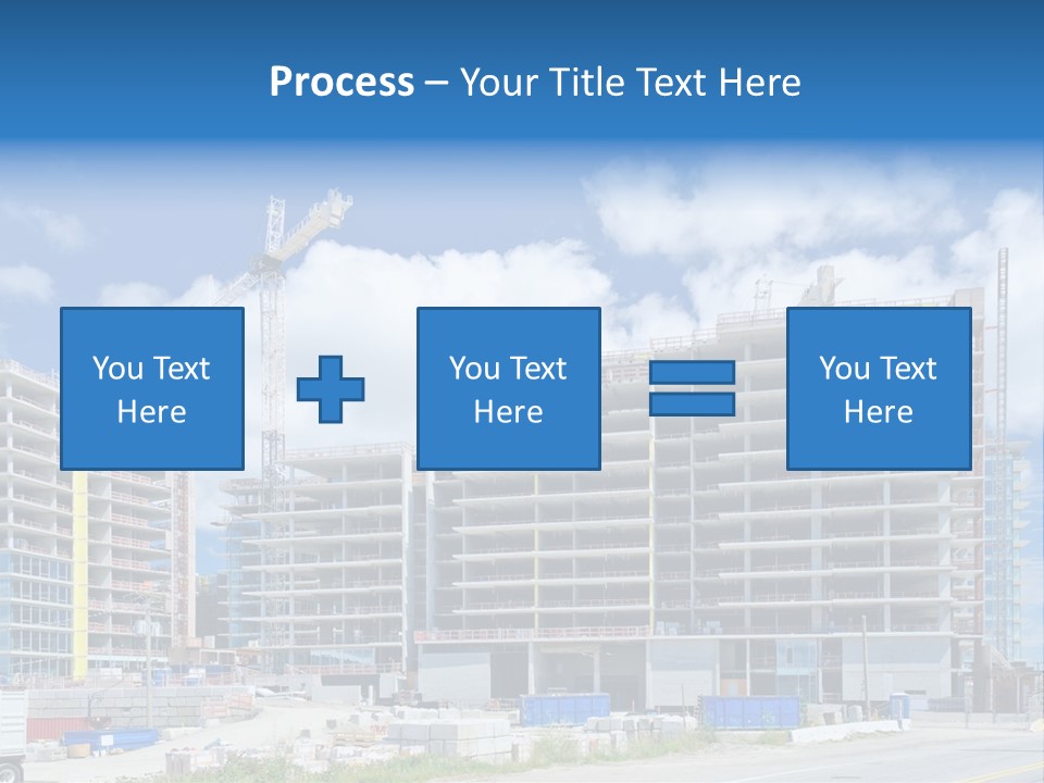 Concrete Estate Structure PowerPoint Template