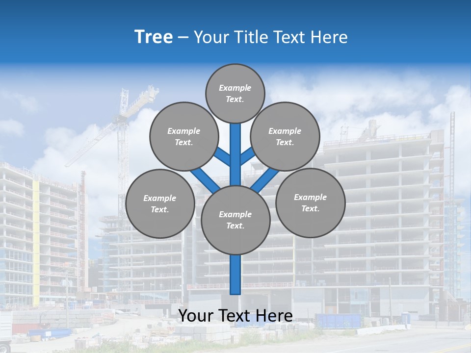 Concrete Estate Structure PowerPoint Template